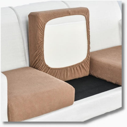 Housse | Coussin Canapé Extensible 65x95 cm / Marron Clair