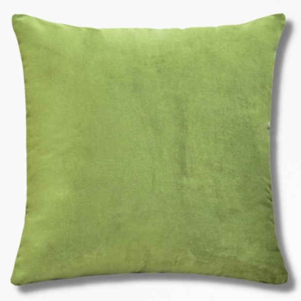 Housse Coussin Velours 50x50 | NirvanaPillow™ 45 x 45 cm / Vert Olive