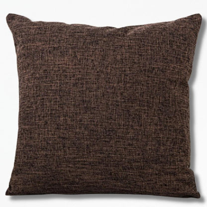 Housse De Coussin en Lin | NirvanaPillow™ 40 x 40 cm / Marron Foncé