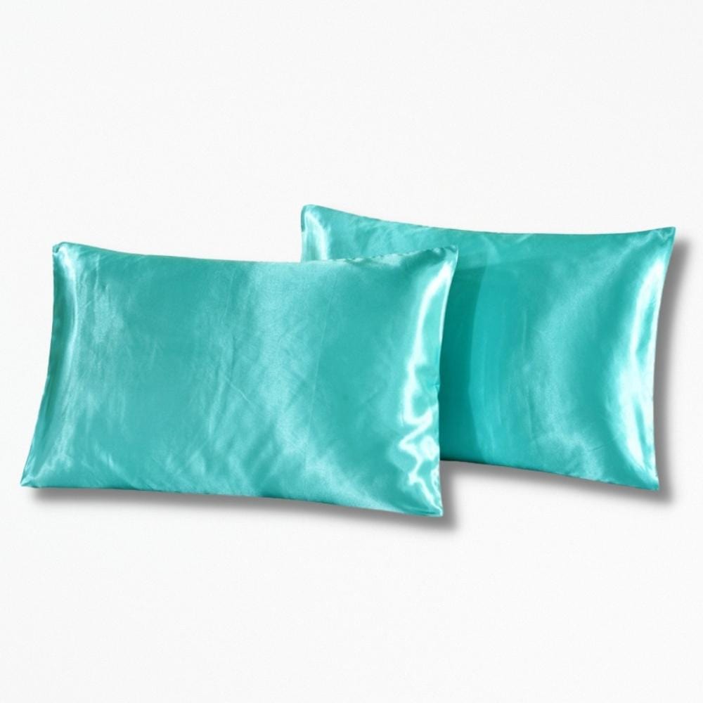 Housse De Coussin en Satin | NirvanaPillow™ 51 x 76 cm / Bleu