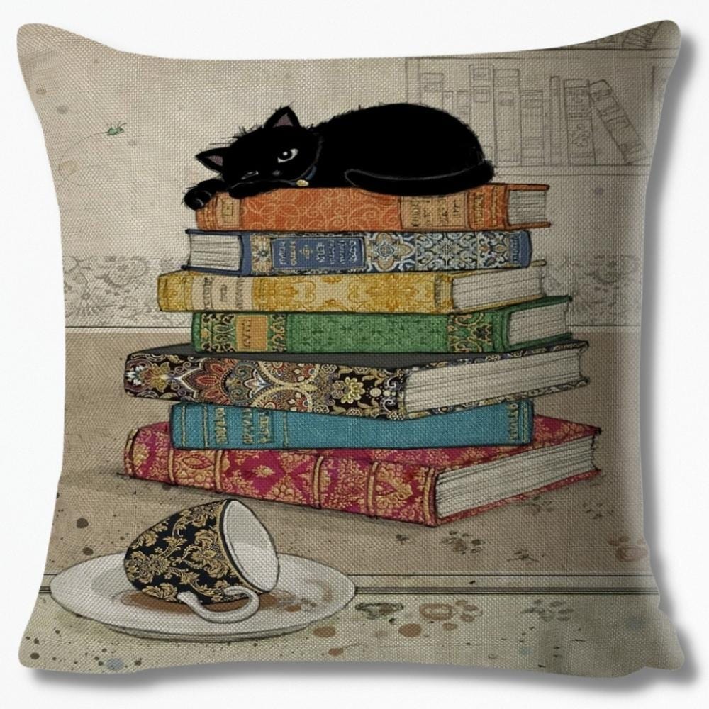 Housse de Coussin Motif Chat | NirvanaPillow™ 40 x 40 cm / 3