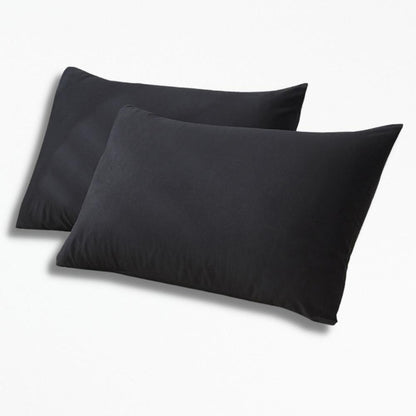 Housse De Coussin Noire en Coton | NirvanaPillow™ 53 x 102 cm / Noir