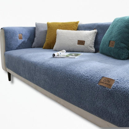 Housse | De coussin rectangulaire pour canapé 70 x 70 cm / Bleu