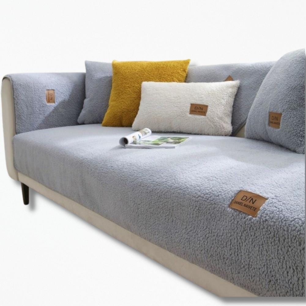 Housse | De coussin rectangulaire pour canapé 70 x 70 cm / Gris