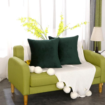 Housse De Coussin Velours Vert | NirvanaPillow™